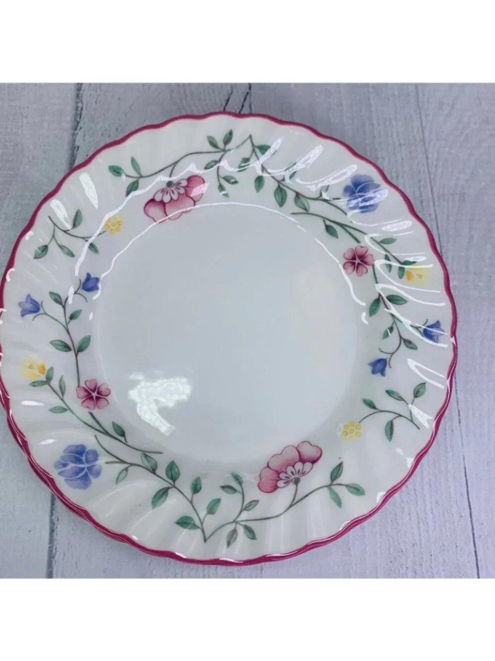 Johnson Brother SUMMER CHINTZ Floral England Earthenware Bread Side Plate Set 4